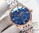 Knockoff Patek Philippe Calatrava moonphase Watches 2Tone Rose Gold White Dial (2)_th.jpg